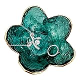 Plateau à bijoux décoratif : doté d'un charmant design floral, ce plateau à bijoux ajoute une touche de charme et d'élégance à votre commode ou table de chevet.