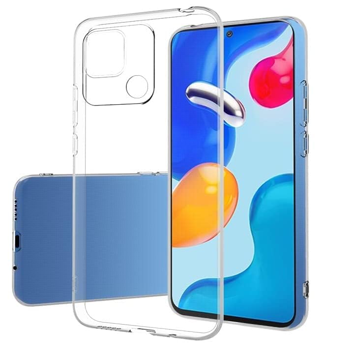 Image of COVERBLACK Rubber Back Cover for Mi REDMI 10 / 10C - Transparent