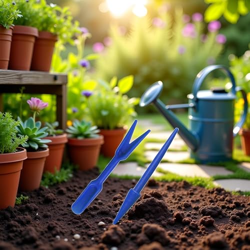 Set de 2 Mini Herramientas para Jardín Azul para Suculentas miniatura 5