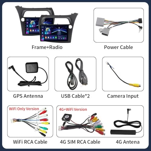 9 Calowy 2 Din Android 15 Radio samochodowe GPS Navigation