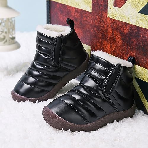 Girls' Boys' Snow Boots Winter Boots Cozy Fleece Snow Boots Warm Shoes Outdoor Short Booties Winter Snow Boot2