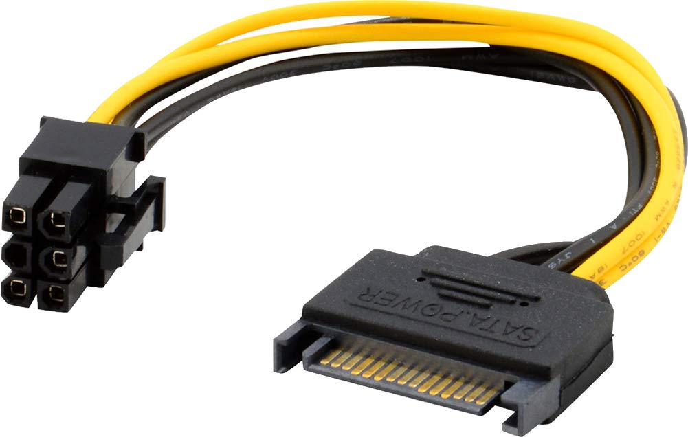 Amazon | オーディオファン SATA電源 変換ケーブル PCI-EXPRESS補助