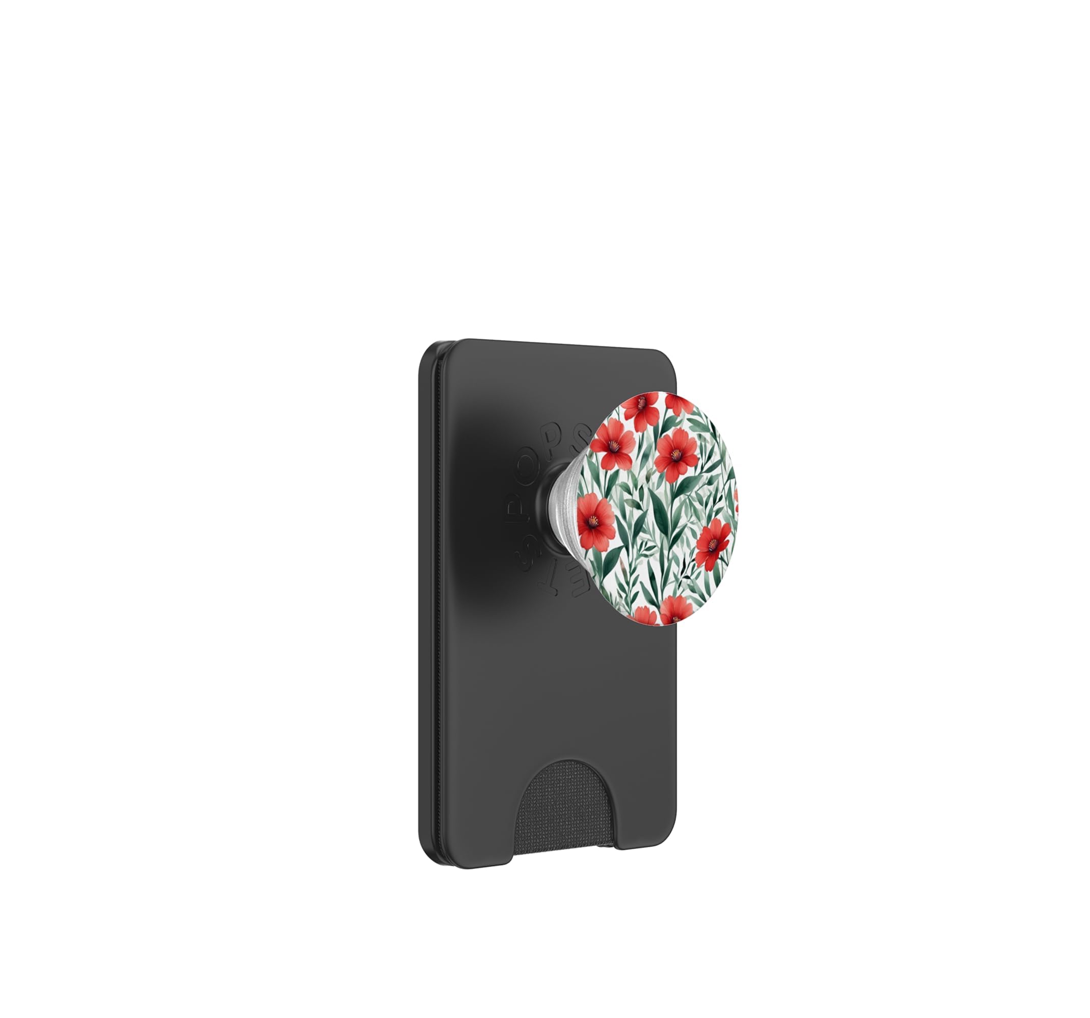 Tarjetero PopWallet Amapolas Rojas MagSafe con PopGrip anticaídas integrado 7