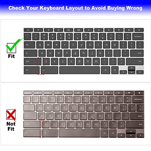Protector de teclado para HP Chromebook x360 14-da 14a-na miniatura 2