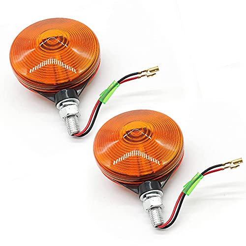 2X 3C08175870 Amber Hazard Light For Kubota B L M Series Tractors