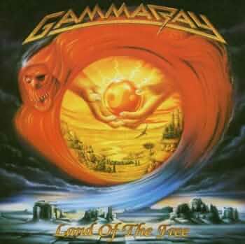 GAMMA RAY LAND OF THE FREE 1996 来日Tシャツ Gamma Ray - 96 - Land Of The Free - JAPAN Tour Shirt