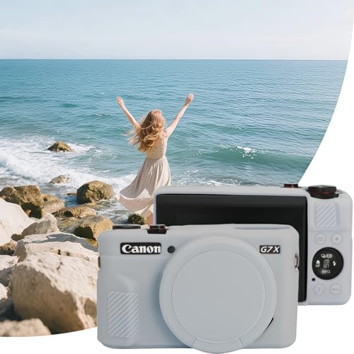 Funda de silicón suave para Canon G7 X Mark II miniatura 6
