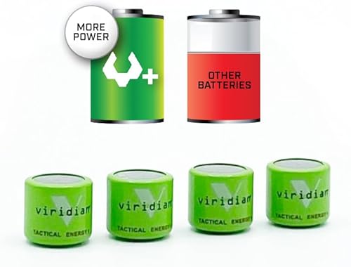 Vista 9 de Batería de Litio Viridian CR1 / 3N 3V (paquete de 4).