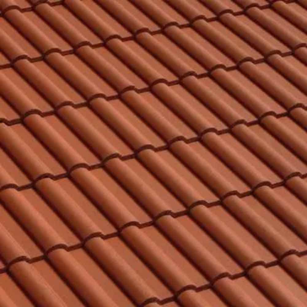 Tegoltone Pittura Acrilica per Tegole e Coppi Coperture in Fibrocemento e Tetti (Litri 2,5, Rosso)