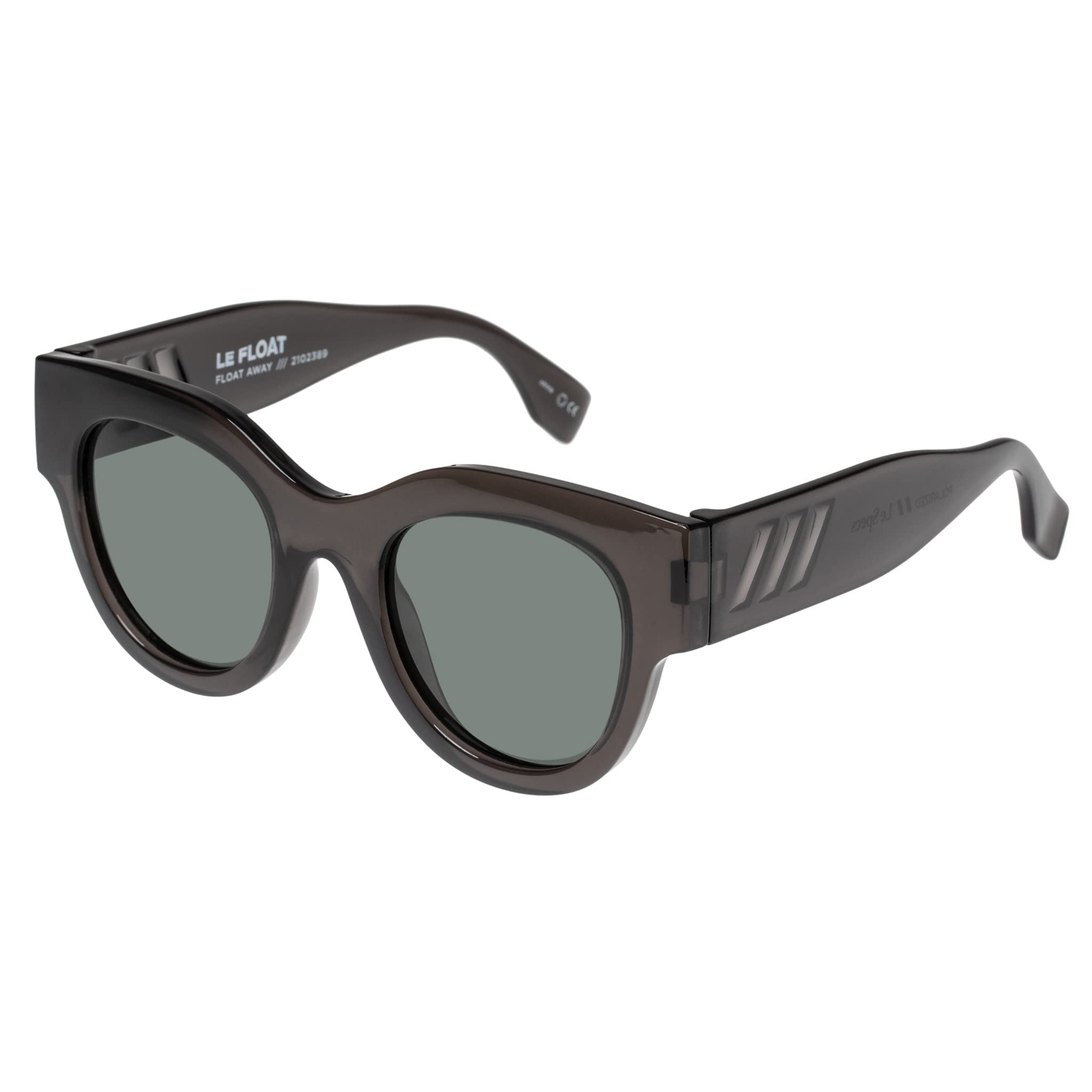 Le Specs Float Away Sunglasses for Men and Women, Round Frame Shape with UV Protection