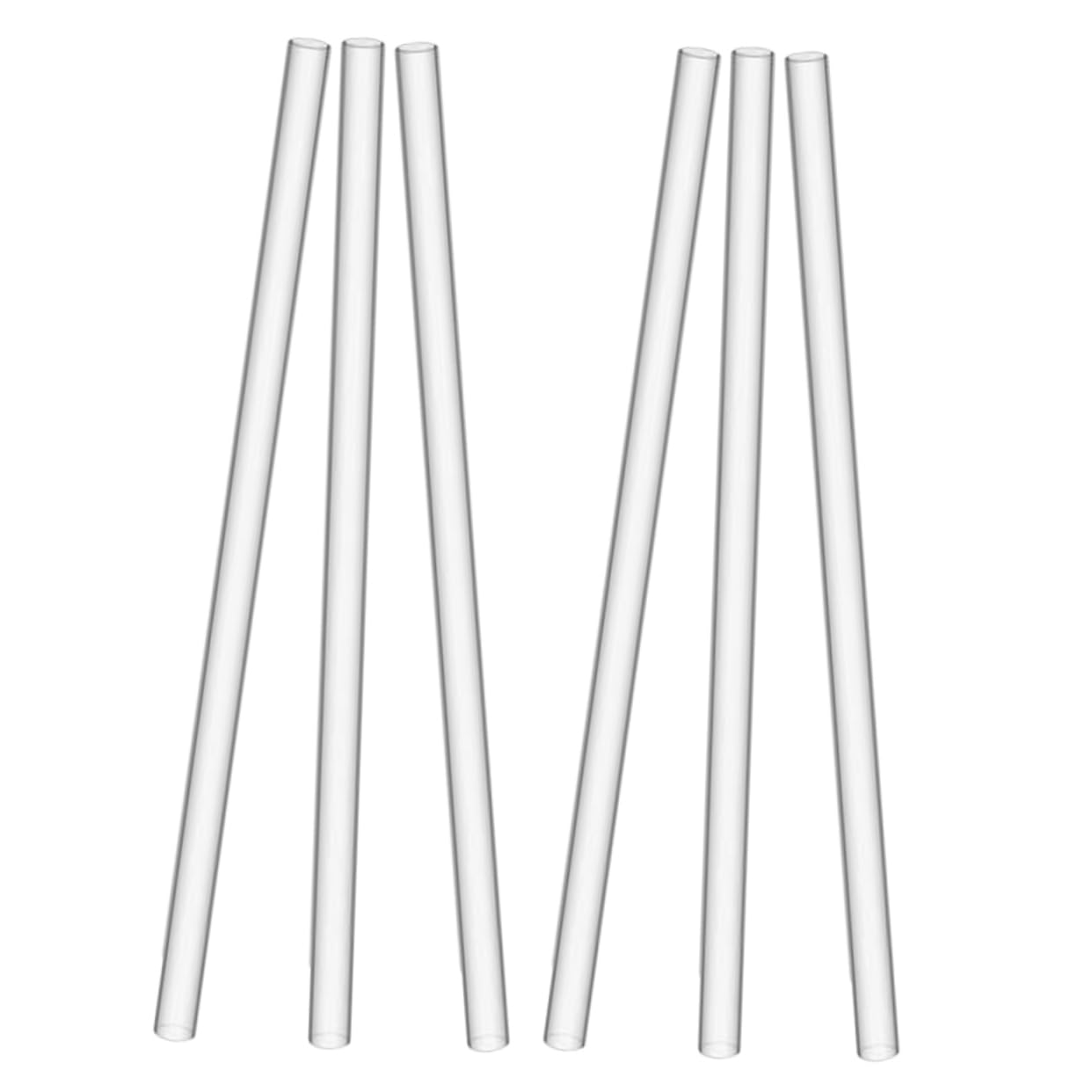 ABOOFAN 5 Sätze Rührstäbchen Wiederverwendbare Strohhalme Flaschendeckel Wasserpfeifenreiniger Simply Cup Große Trinkhalme Wiederverwendbare Flaschenbürste Wiederverwendbare 6 Stücke * 5
