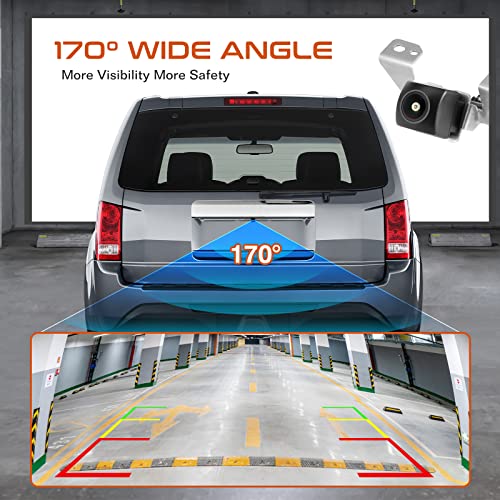 Image of Rear View Backup Camera Compatible with Honda Pilot 2012 2013 2014 2015 Reversing Park Assist Backup Camera Replaces 39530SZAA01 39530-SZA-A01