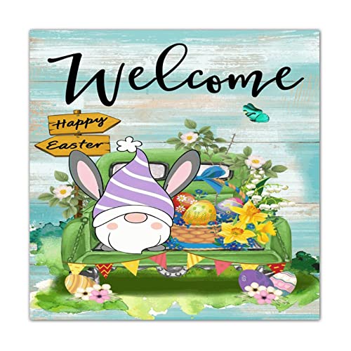 Panneau mural en bois vieilli lapin pour décoration cabane chaleureuse