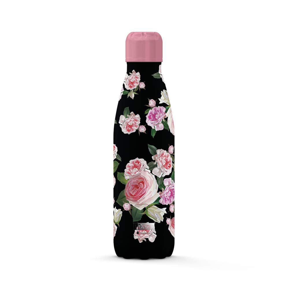 IDRINK Botella Térmica Doble Pared 350/500/750/1.000 ML, Decorada (500 ML, Roses) — view 2