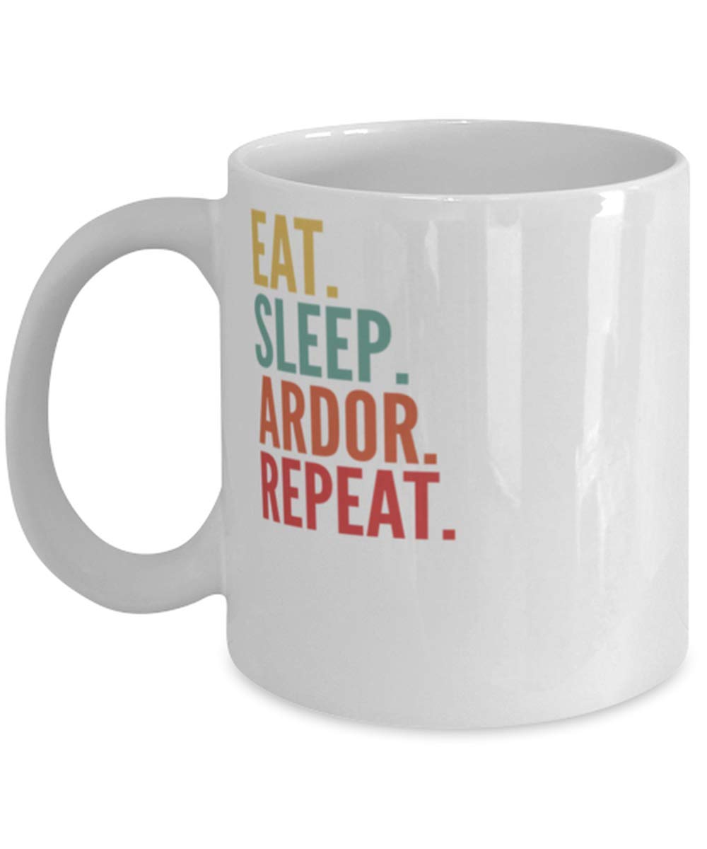 Amazon.com | Ardor Crypto, Eat Sleep Ardor Repeat Mug 11oz, white: Coffee  Cups & Mugs