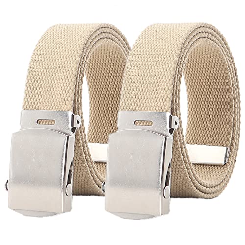 Belts for men Braided Belt,Belts Men Women Plus Size 41 to 71 inch, Nylon Canvas Military Tactical Belt, 1.25
