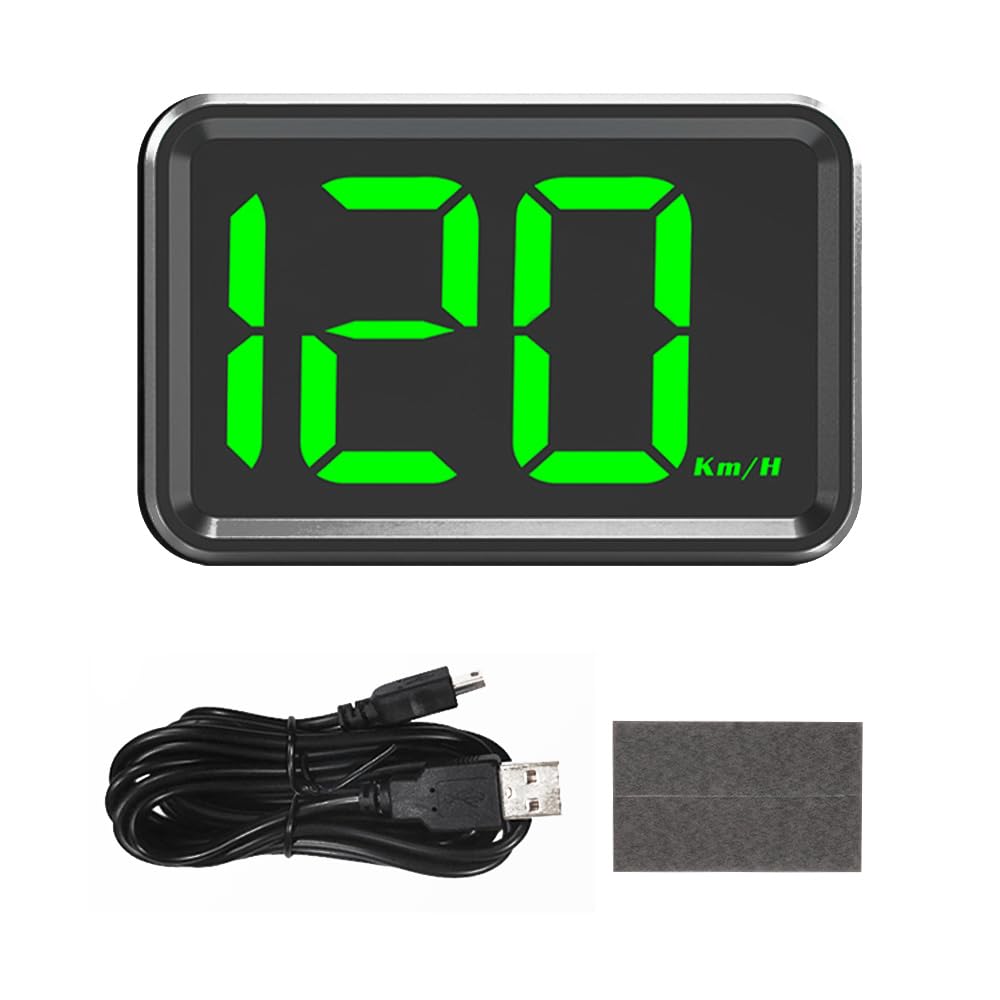 GPS Speedometer for Car with KM/H Speed,Digital Speedometers for Cars with USB Plugs and Real-Time Display,5V Cars Speedometer Display Car Tools for Accurate Speed Monitoring (KM/H)