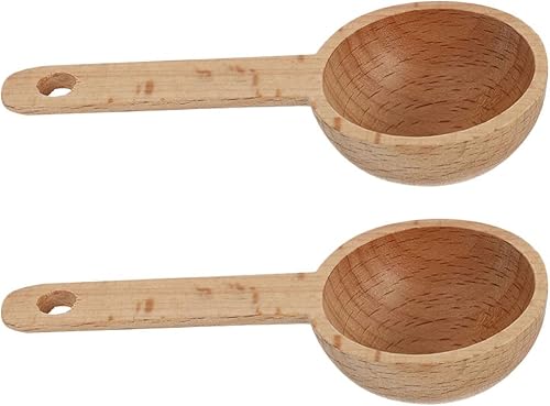 Cucharón de café de madera, 2 uds, cucharón para servir en la cocina, para el hogar, restaurante, boda, comedor, vajilla