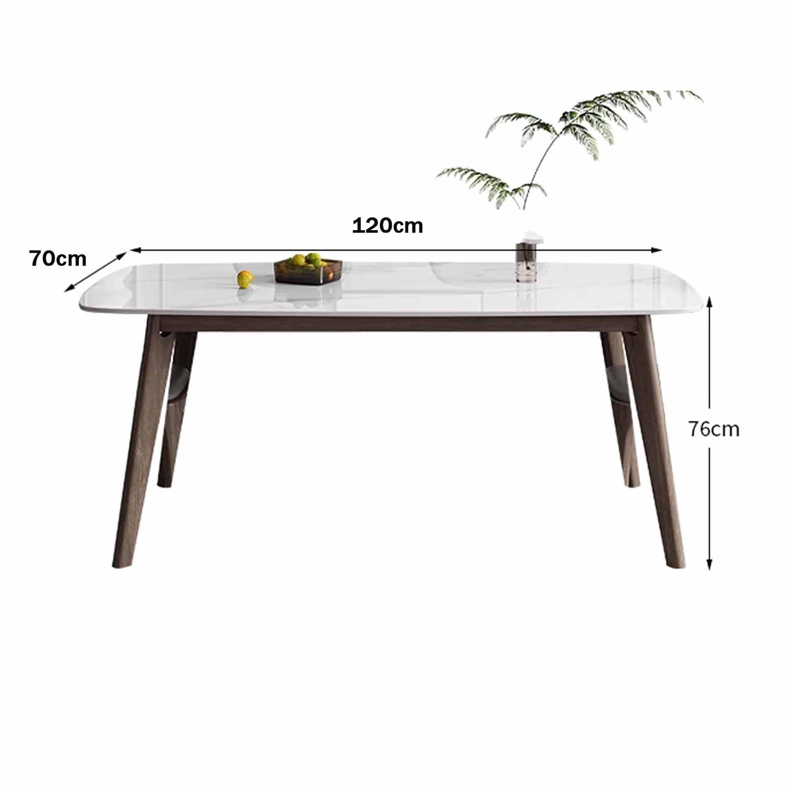 Elegante tavolo da pranzo bianco 120 x 70 cm, cornice rettangolare in legno per 4-6 posti, perfetto per sala da pranzo, cucina e soggiorno (solo tavolo)