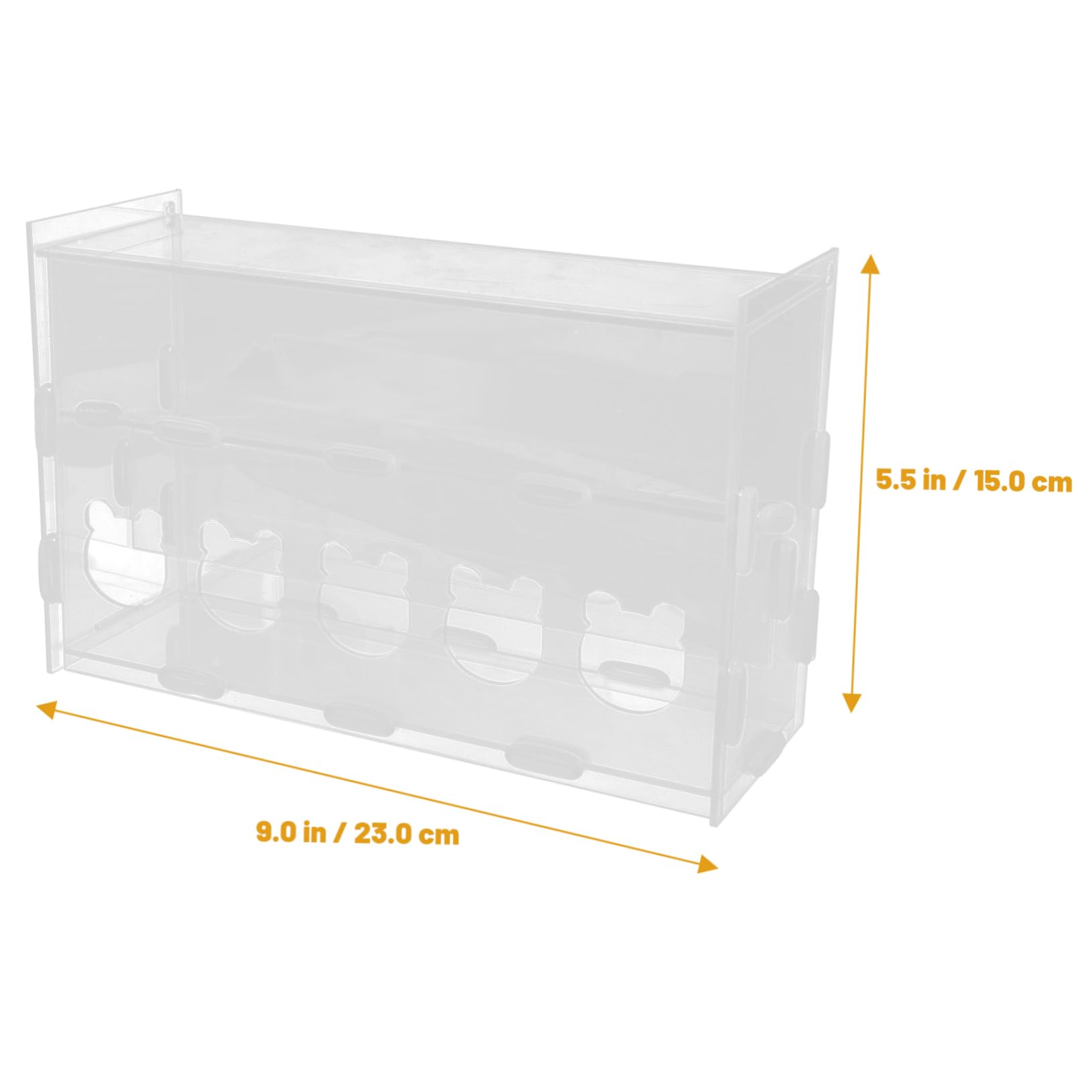 Abaodam Automatic Chicken Feeder Box Convenient Multi Use Poultry Feeding Trough Durable Design for Chickens and Parrots Space Saving and No Waste Feeding