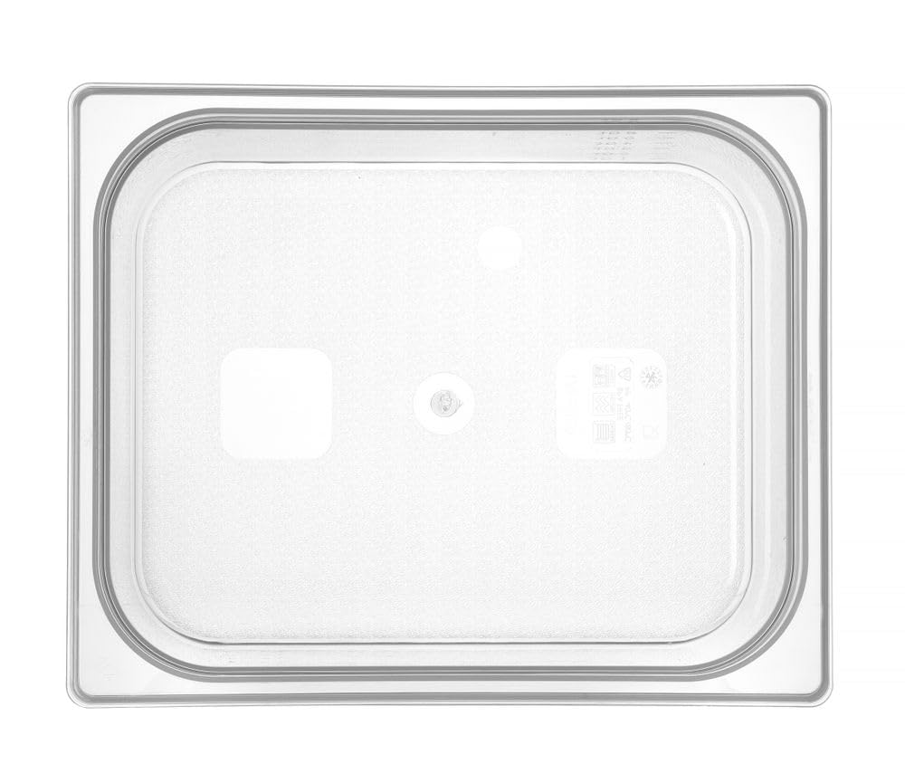 HENDI Contenedor de almacenamiento Gastronorm 1/2 - HACCP - Transparente - 12.5 L - 325x265x(H) 200 mm (Paquete de 5)