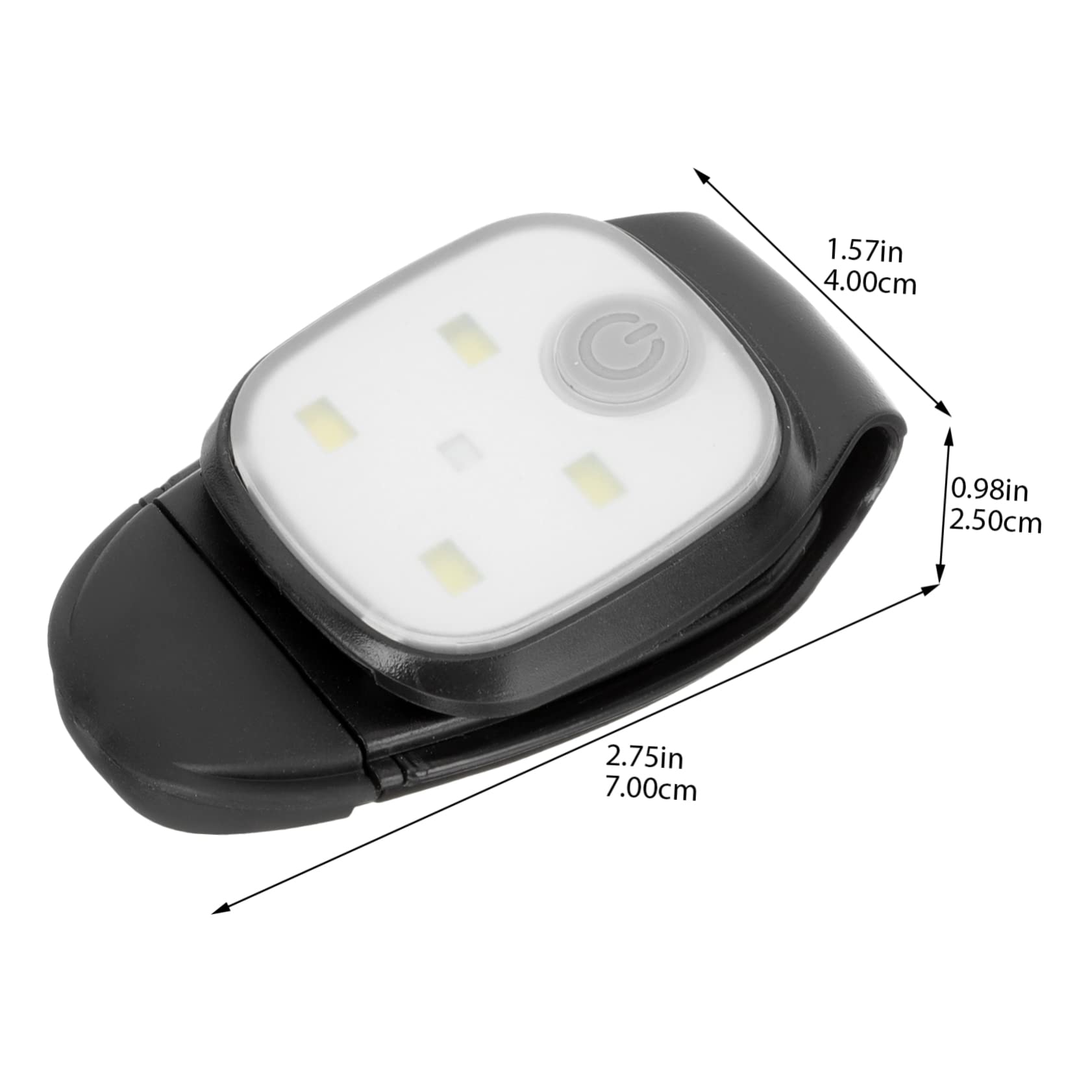 Toddmomy Led Running Lights Rechargeable Head Lamps for Night Running Camping Reflective Strips Safe for Outdoor