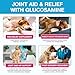 Pain Relief for Dogs, Gelenk Drops für Hunde, Dog Chondroitin Drops, Joint Aid & Relief with Glucosamine, Gelenk- & Knochenschutz für Hunde, 60ML