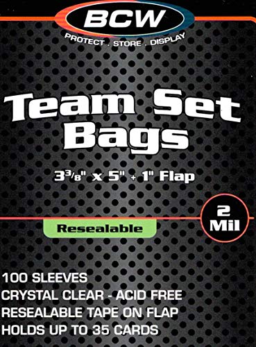 Preisvergleich Produktbild 4 Team Set Bags - Resealable sets of 100 by BCW