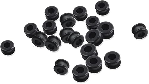 Miniatura 6 de 40 ojales de goma de repuesto antiguosvintagediscontinuos, para ventilador de techo Hunter (40 negro)