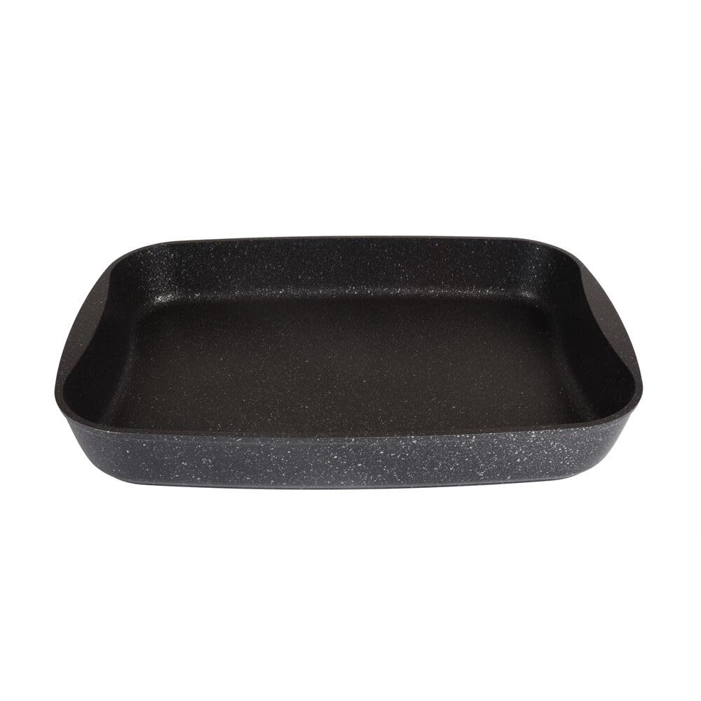 Non-Stick Baking Pan, Nonstick Cake Pan, Rectangle (dark marble)