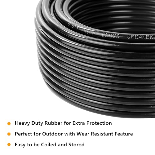10 feet speakon to speakon cable compatible nl4fc port - 10ft studio stage speak-on cable with twist lock for pa dj live performance wire - 2 conductor