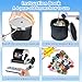 Azefun Rock Tumbler Kit, Enjoy 7-Days Polishing for DIY Stones, Hobby Eddition Rock Polisher Tumbler Kit with Rough Gemstones and 4 Polishing Grits,STEM Science Kit for Kids and Geology Enthusiasts