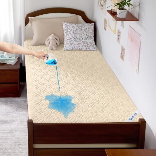 Image of BEDLORE Waterproof Mattress Protector, Twin XL Size Mattress Pad
