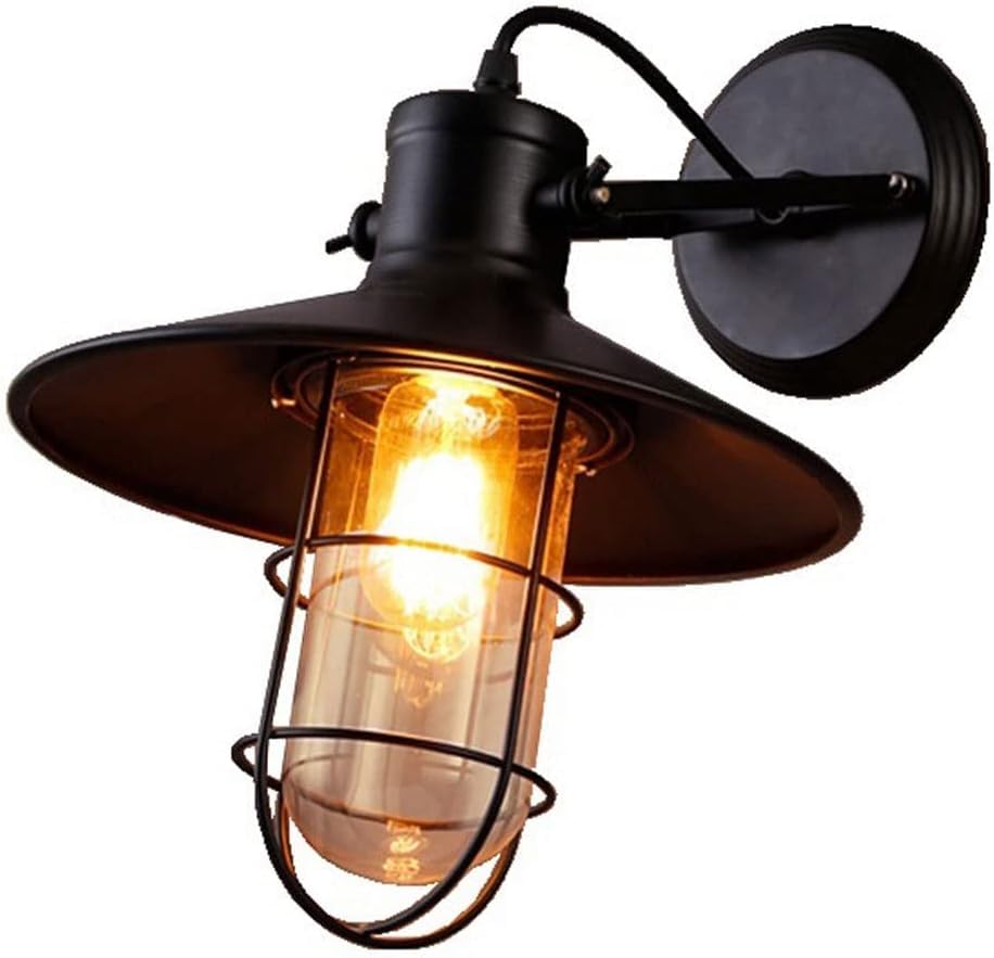 LED Wall Lights Wall Mount Compatible with House Matte Black Metal Modern Farmhouse Outdoor Wall Sconce