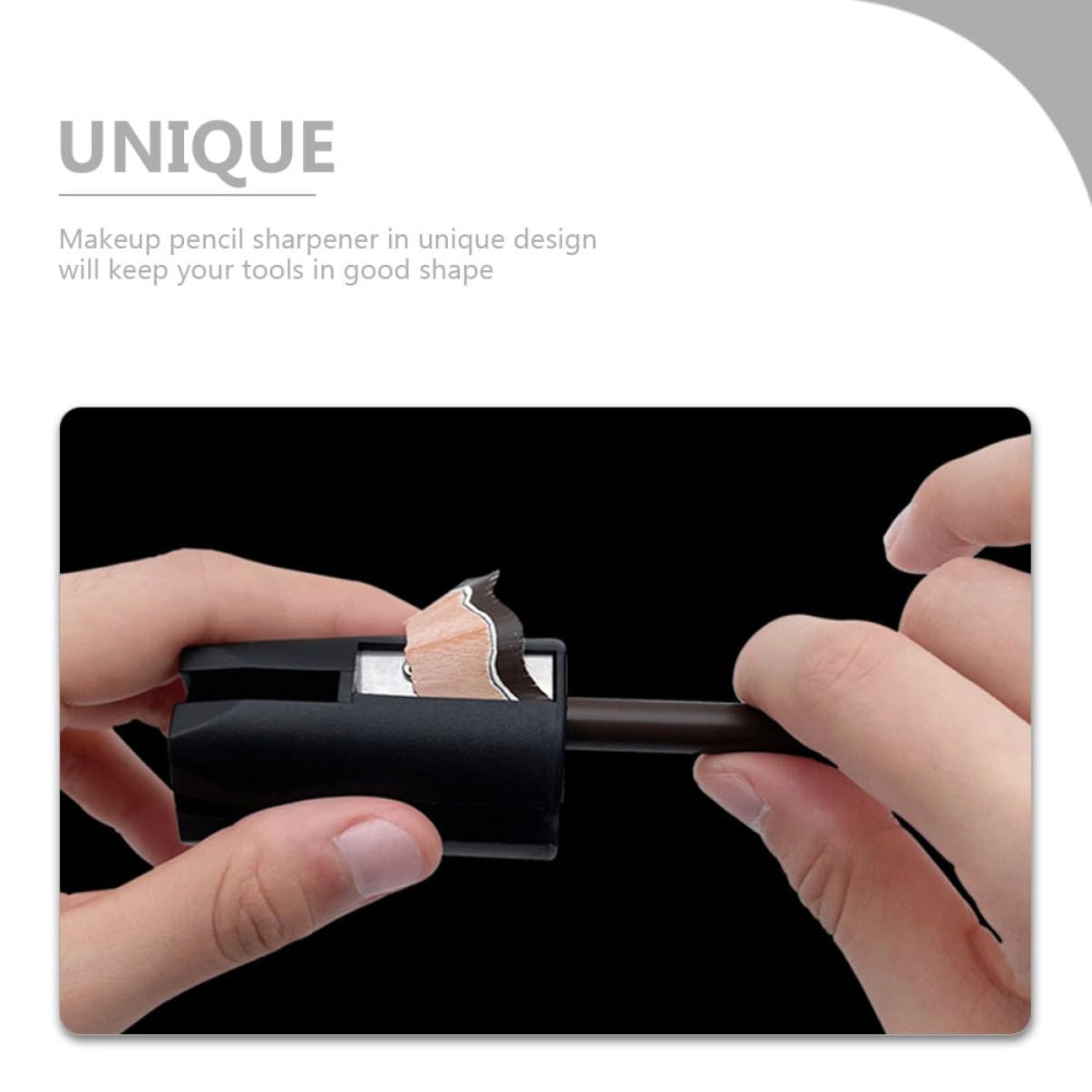 MAGICLULU Kit De Maquillaje De 3 Piezas Sacapuntas Para Cejas Portátil Apto Para Niñas Para Uso En Exteriores.