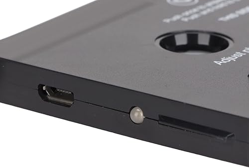 Miniatura 7 de PUSOKEI Adaptador de casete Bluetooth para coche con audio estéreo, cinta de casete inalámbrica a adaptador auxiliar, adaptador de casete para