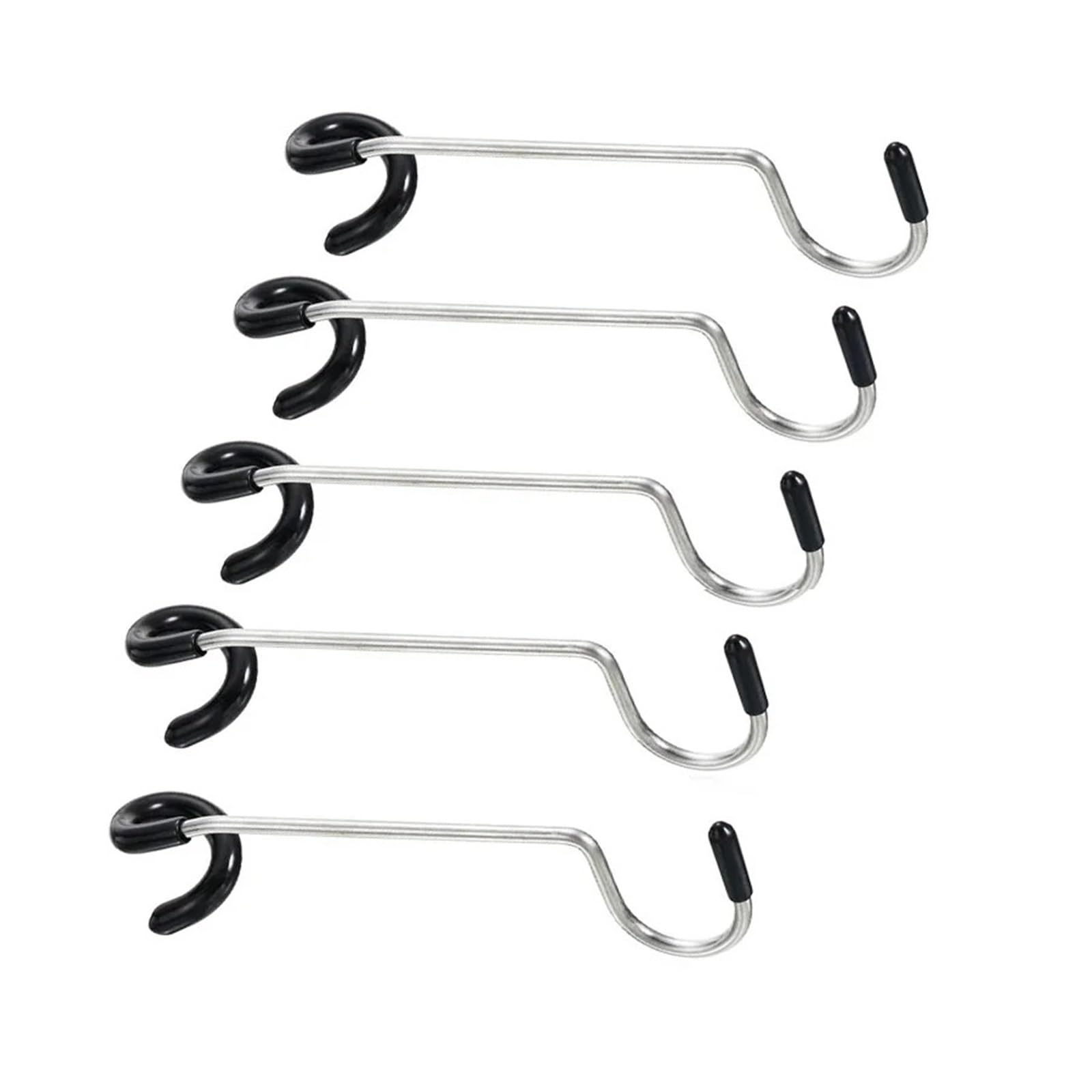 BAYNOPURIN Outdoor Light Hook Outdoor Camping Light Hook Stainless Steel Lantern Hanger Non Slip Tent Pole S Shape(5pcs)