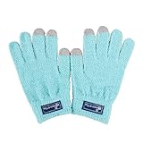 Photo Gallery diy park guanti da donna unisex per adulti lavorati a maglia morbida smart touch screen guanti a dita piene per smartphone tablet, blu oceano, taglia unica Photo Gallery diy park guanti da donna unisex per adulti lavorati a maglia morbida smart touch screen guanti a dita piene per smartphone tablet, blu oceano, taglia unica