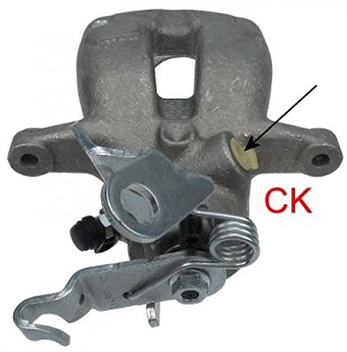 TEXTAR Pinza freno Assale posteriore Sx 38000 2194 0 1 1K0615423P 1K0615423E Compatibilità con VW Golf 6 5K1 Golf 5 Hatchback 1K1 POLO 9N, AUDI A3 Sportback 8PA A3 Hatchback 8P1
