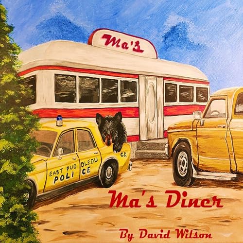 Ma's Diner Audiolivro Por David Wilson capa