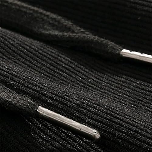 Cambkatl Men's Retro Corduroy Pants Elastic Waist Baggy Wide Leg Loose Fit Straight Drawstring Sweatpants with Pockets4