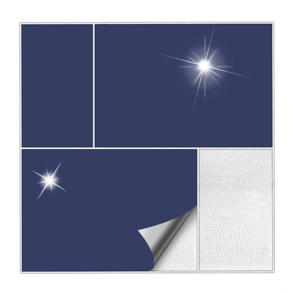 Kiwistar Tegelstickers turquoise 54 zijdemat - 9 x 9 cm - 50 stuks