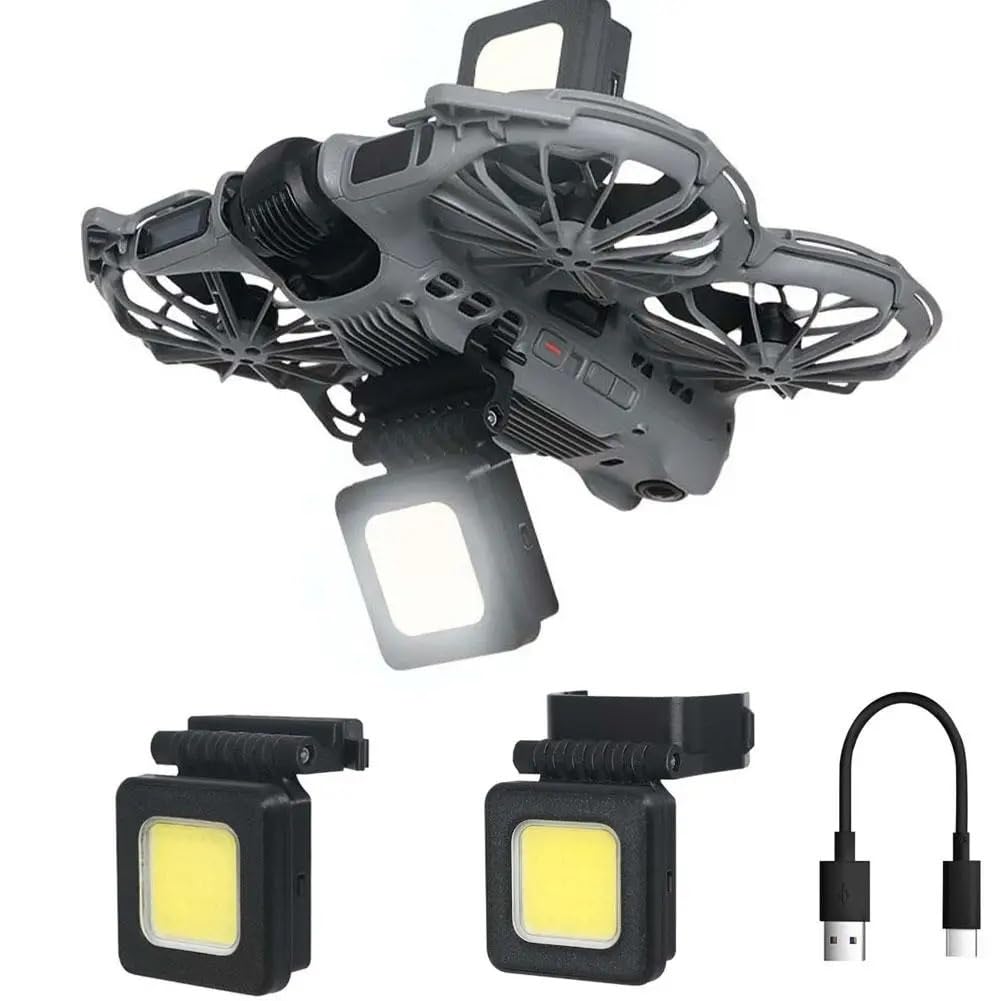 Compatibile con DJI NEO 2 Luce di avviso notturno | Alta luminosità, segnale chiaro, maggiore visibilità notturna(1 set)