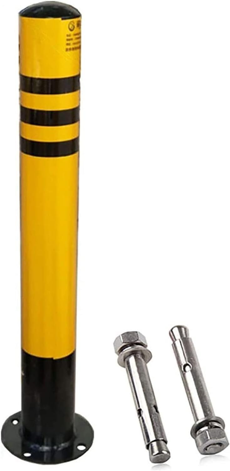 Aioneer Safety Bollard Parking Guardrails Safety Barrier For Driveways Parking Bollards Barrier Car Security Metal Parking Barrier For Garage Parking Lot