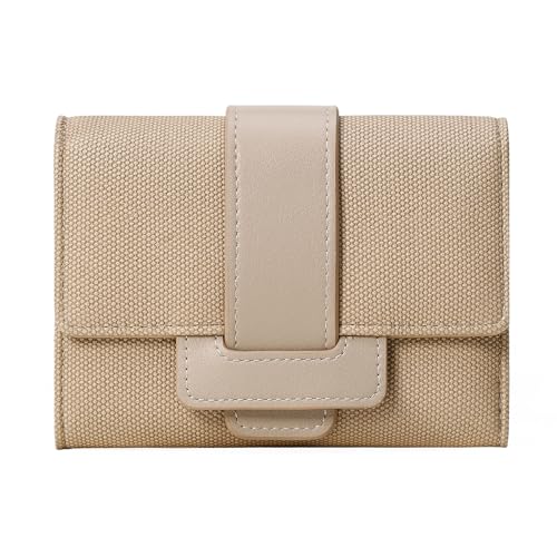Image of Wallet Women Ladies Card Purse Small Billfold with Zipper Coin Pocket