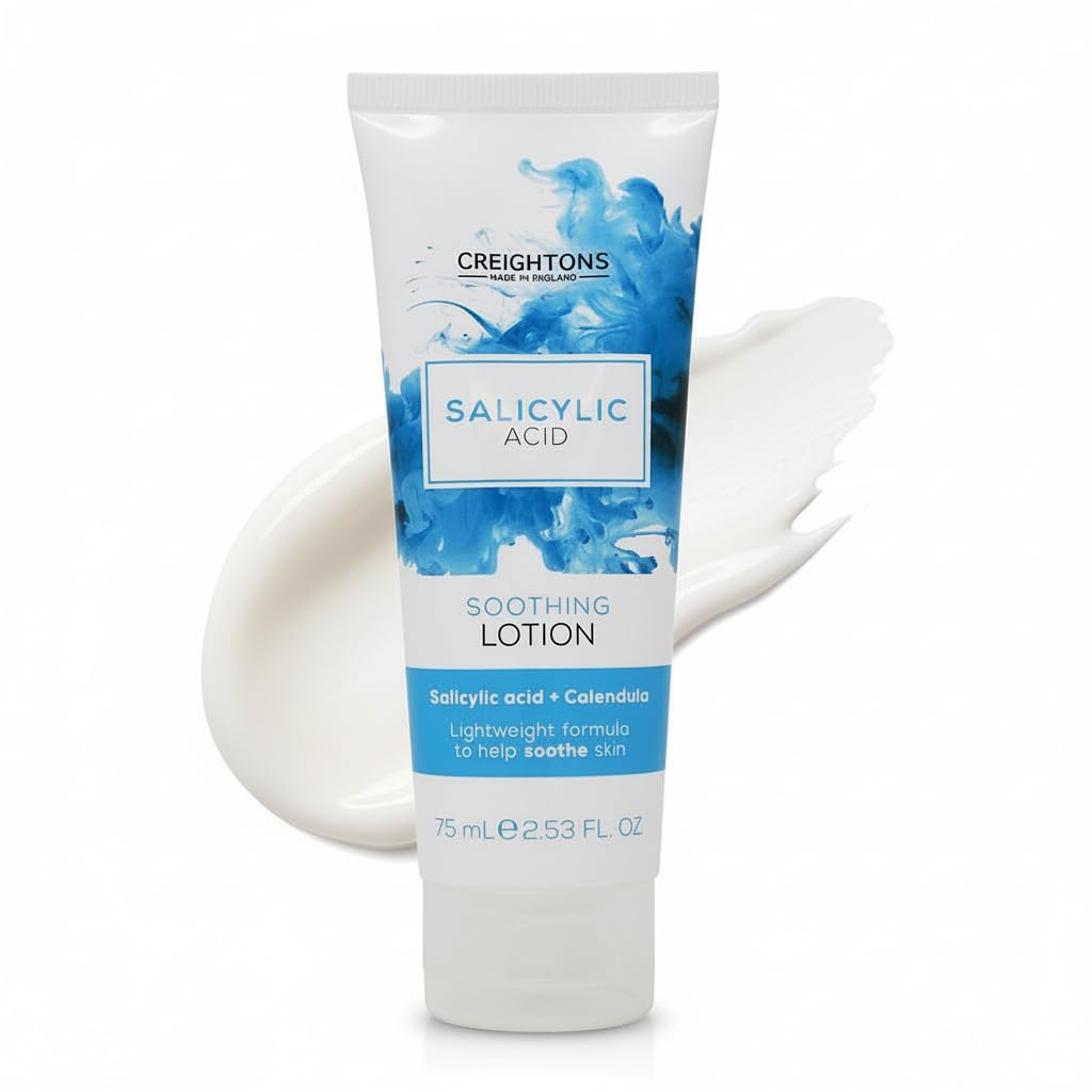 Creightons Salicylic Acid Soothing Lotion (75ml) - With salicylic acid & calendula, a moisturising, lightweight lotion to help soothe and care for angry, blemish-prone skin