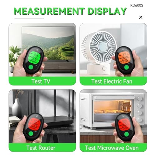 Medidor portátil EMF RD600S 3 en 1 para inspecciones miniatura 6