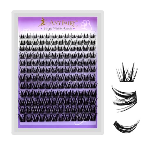 Lash Clusters 8-18mm Wispy Eyelash Clusters 144pcs Cluster Lashes DIY Individual Lashes Clusters with Soft Thin Band for Self Use,Beginner-Friendly (Sylph-775)