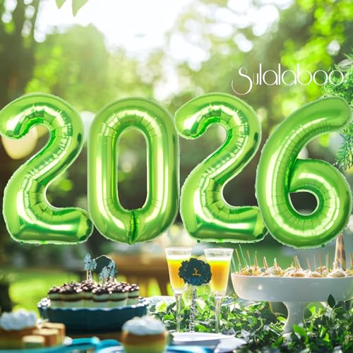 Image of 40 Inch Green Number 8 Balloon Lime Big Large Helium Number 0-9 | Giant Digital 8th Foil Mylar Party Balloon for Birthday Party Anniversary Graduation Decorations