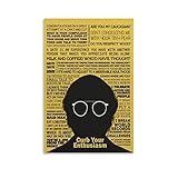 EDUKAT TV Series Curb Your Enthusiasm Posters Canvas Poster Wall Art Decor Paintings for Living Room Bedroom Kitchen Wall Decor Unframe-style 08x12inch(20x30cm)